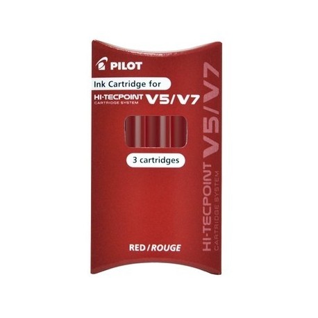 ETUI DE 3 RECH. V5V7 ROUGE