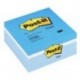 BLOC CUBE POST-IT 400 FLE 76x76 ASS BLEU BP910