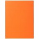 PROTEGECAHIER 17X22 SANS RABATS PVC 9100 OPAQUE ORANGE x 25