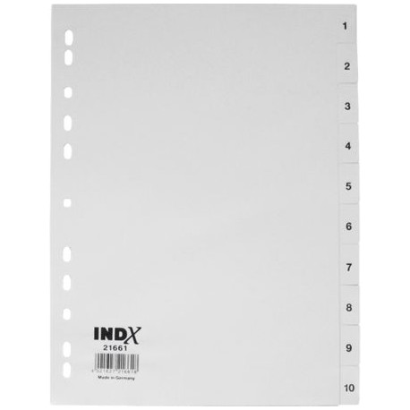 INTERCALAIRE NUMERIQUE POLYPRO GRIS  110  FT A4