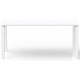 Bureau rectangulaire L.160 x P. 80 cm Blanc