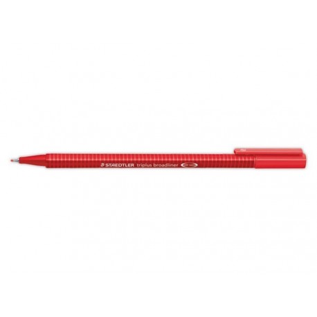 TRIPLUS® BROADLINER 338 - FEUTRE POINTE MOYENNE 0,8 MM ROUGE 338-2