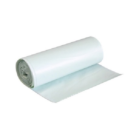 ROULEAU DE 10 SACS POUBELLES BLANCS EN AMIDON DE MAÏS 24L 30 MICRONS