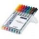 STAEDTLER BOX 8 FEUTR LUMOCOLOR SOLUBL MOY ASSORTIS