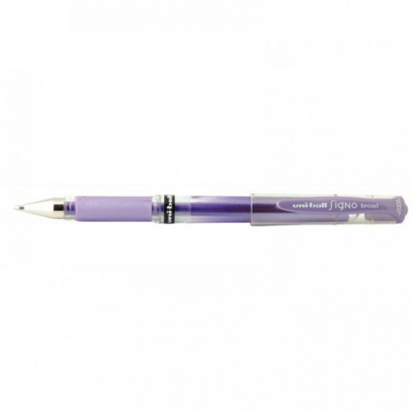 STYLO BILLE GEL UMN 153 VIOLET METAL