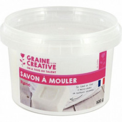 POT DE 500 GRAMMES DE SAVON À MOULER OPAQUE