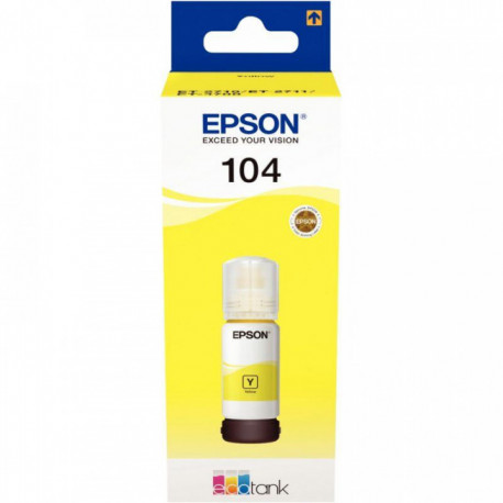 FLACON ENCRE À LA MARQUE EPSON T00P440 JAUNE 4500P