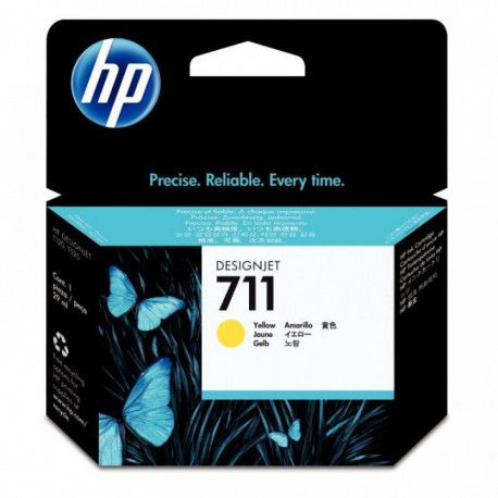 CARTOUCHE JET D'ENCRE À LA MARQUE HP CZ132A JAUNE