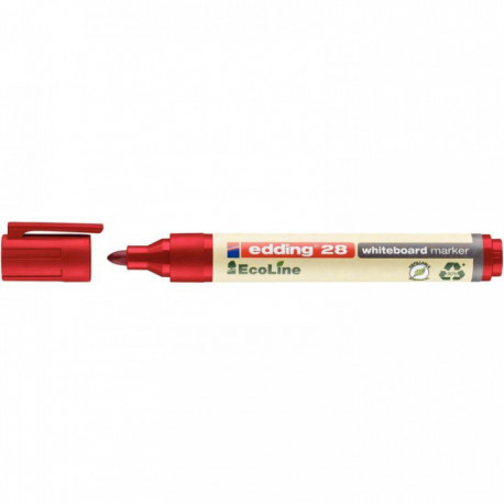 MARQUEUR TABLEAU BLANC OGIVE ECOLINE 28 ROUGE