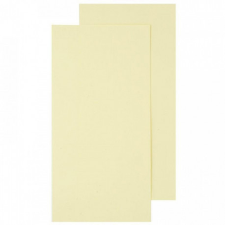 PAQUET DE 25 CARTES POLLEN CLAIREFONTAINE FORMAT 106X 213MM 210G IVOIRE