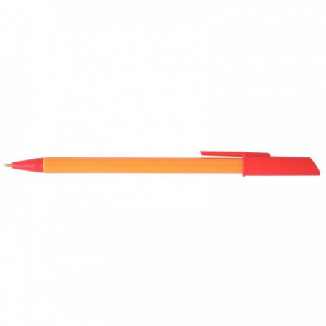 STYLO ROUGE BILLE EN BIOPLASTIQUE POINTE MOYENNE