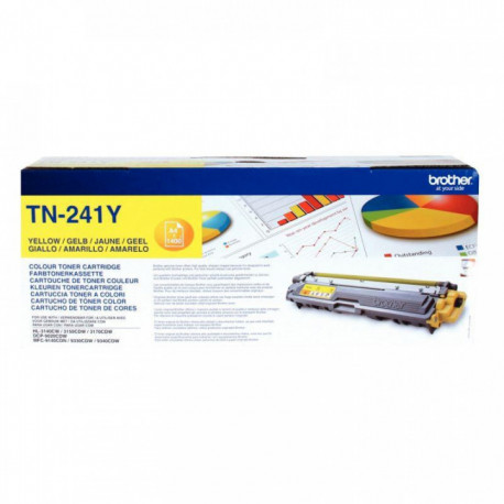 TN241Y JAUNE TONER BROTHER 1400PAGES