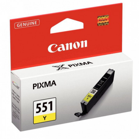 CLI551Y JAUNE  CANON 7ML 332PAGES  CART.J.ENC.