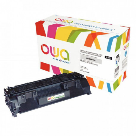 CF280A= TONER LASER ARMOR. P/HP CF280A=80A 2700P Laserjet Pro400 M401, ARMOR