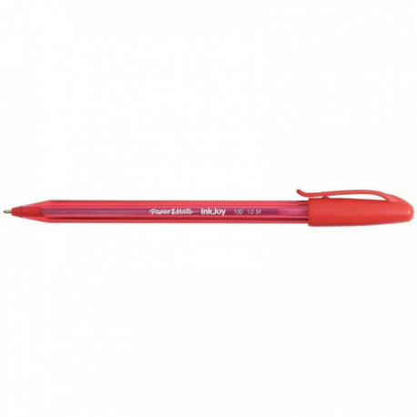 STYLO ROUGE BILLE INKJOY 100 CAP PAPERMATE S0957140