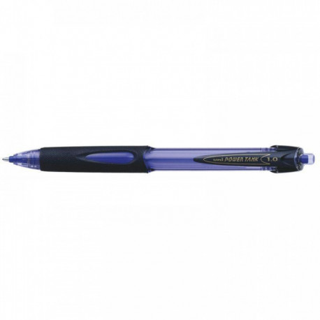 STYLO BLEU BILLE POWERTANK RÉTRACTABLE POINTE MOYENNE