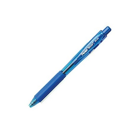 STYLO BILLE RETR.  WOW POINTE 1MM BLEU