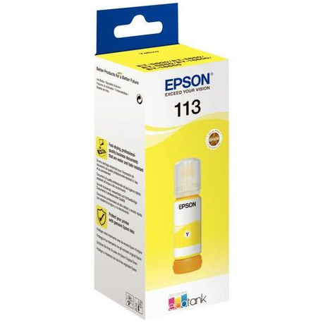 FLACON D'ENCRE À LA MARQUE EPSON 113 T06B440 JAUNE