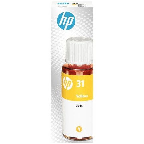 FLACON D'ENCRE À LA MARQUE HP 1VU28AE JAUNE