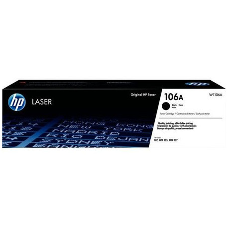 CARTOUCHE LASER À LA MARQUE HP W1106A NOIR