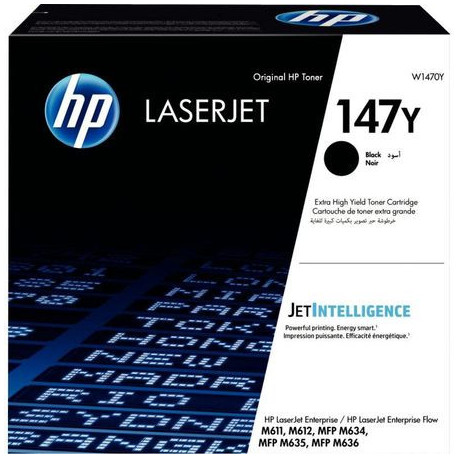 CARTOUCHE LASER À LA MARQUE HP W1470Y NOIR, TRÈS HAUTE CAPACITÉ