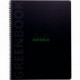 CAHIER SPIRALE A4+ 160P 90G 5X5  GREENBOOK RHODIACTIVE 100% RECYCLÉ   FAB France PEFC 