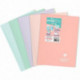 CAHIER SPIRALE A4 160P. LIGNE 90G COUV PP+2RABATS  KOVERBOOK BLUSH 