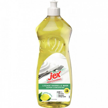 FLACON 1L DE LIQUIDE VAISSELLE JEX PRO CITRON