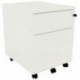 CAISSON MOBILE PROFESSIONNEL EN MÉTAL 2 TIROIRS BLANC