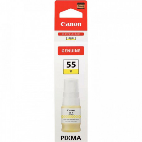 CANON GI-55Y FLACON D'ENCRE JAUNE AUTHENTIQUE (GI-55Y)