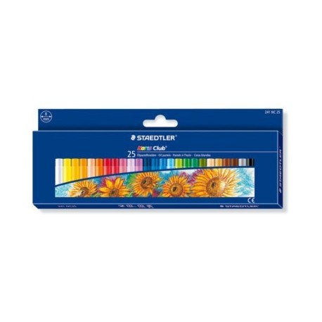 BTE 25 PASTELS A LHUILE COUL. ASSORT.