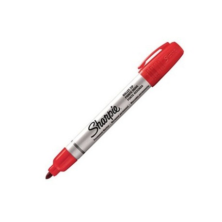 MARQUEURS SHARPIE METAL MOYEN OGIVE ROUGE