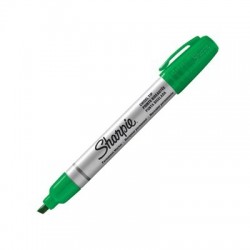 MARQUEURS SHARPIE METAL MOYEN BISEAUTE VERT